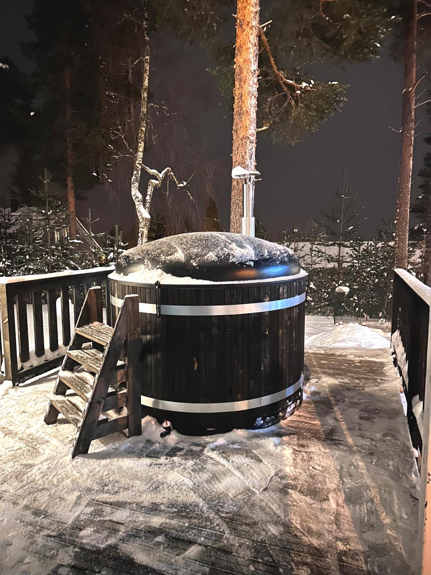 Linnunvilla With Sauna Rovaniemi Kültér fotó